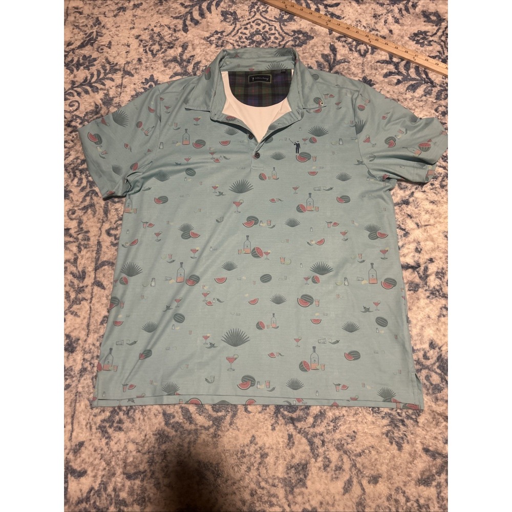 William Murray Keep 'Em Coming AOP Men's 2XL Performance Golf Polo